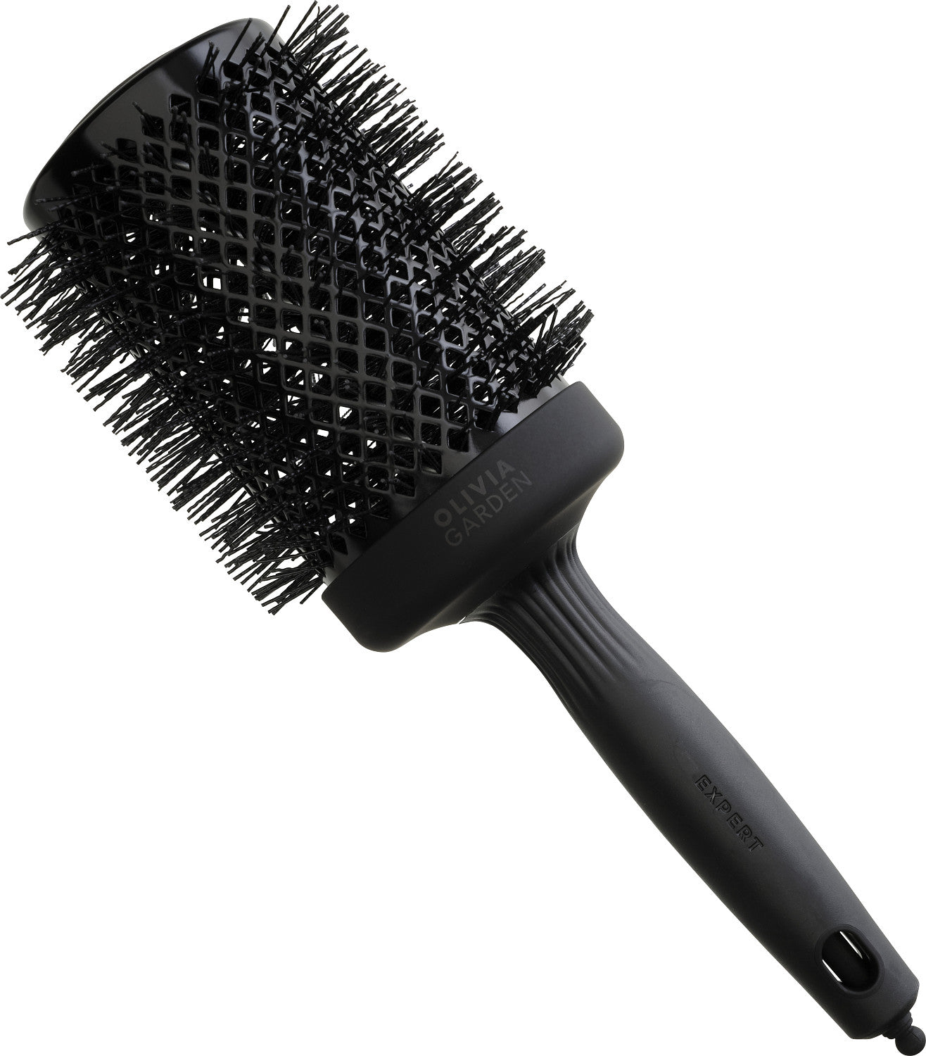 Olivia Garden Expert Blowout Shine Wavy Bristles Black Label 65 mm