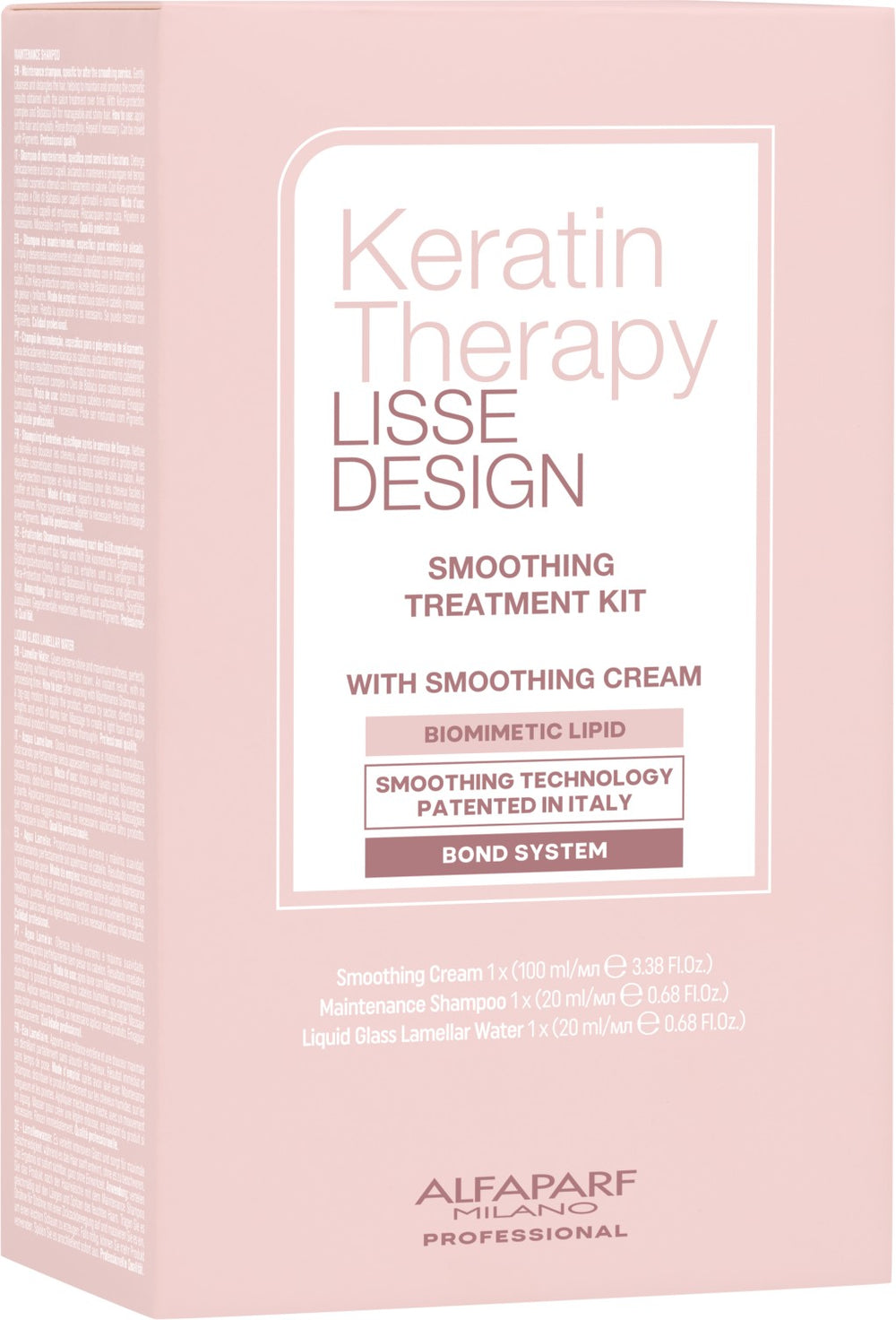 Alfaparf Milano Keratin Therapy Lisse Design Smoothing Treatment