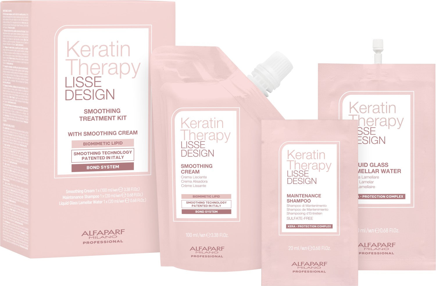 Alfaparf Milano Keratin Therapy Lisse Design Smoothing Treatment