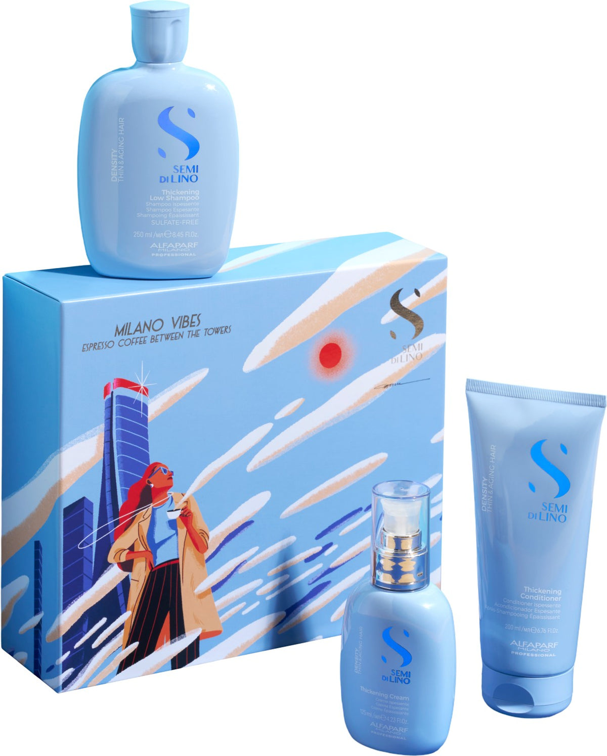 Alfaparf Milano Geschenkset Semi di Lino Density Kit