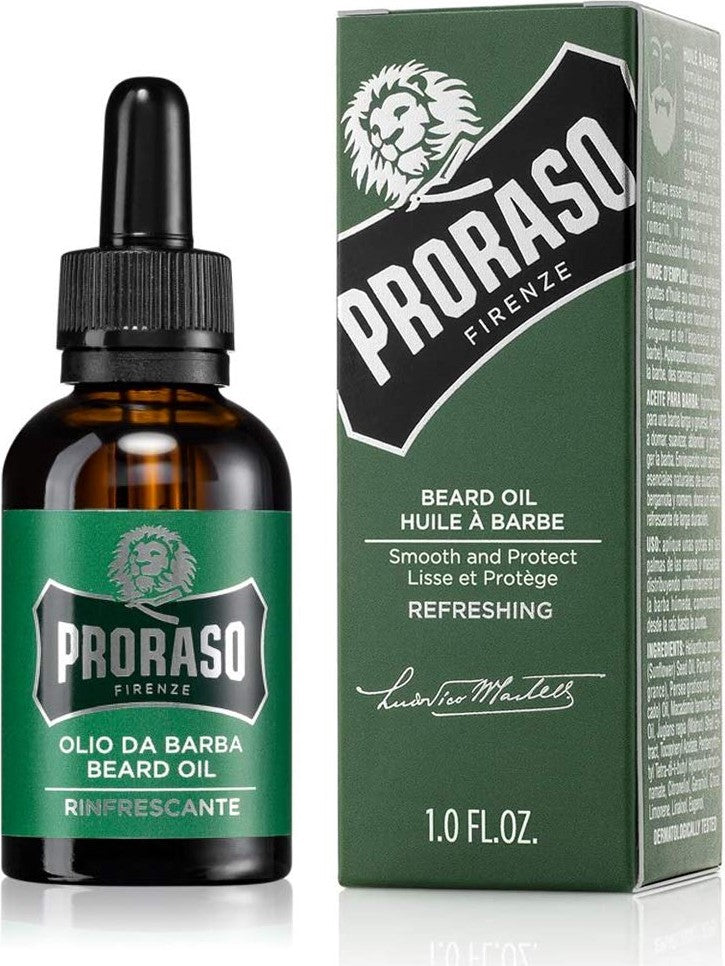 Proraso Beard Oil Refresh Smooth and Protect 30 ml