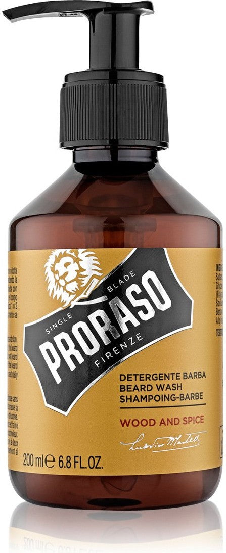 Proraso Beard Shampoo Wood and Spice 200 ml