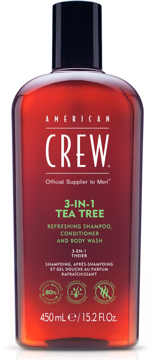 American Crew 3 in 1 Tea Tree Shampoo Conditioner & Bodywash
