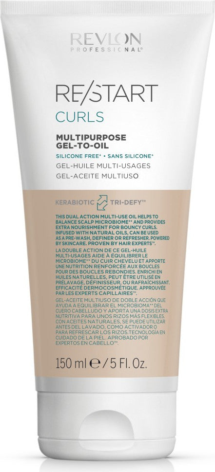 Revlon Professional Re Start Curls Multipurpose Gel To Oil 150 ml