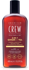 American Crew 3 In 1 Ginger & Tea 450 ml