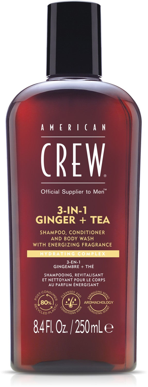 American Crew 3 In 1 Ginger & Tea 250 ml