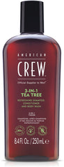 American Crew 3 In 1 Tea Tree 250 ml