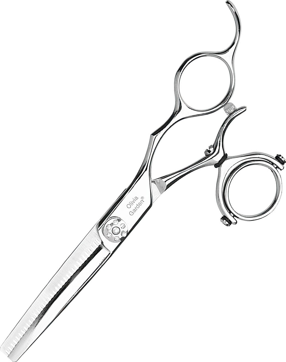 Olivia Garden Swivel Cut Recht Effilierschere 35 Zähne Europa