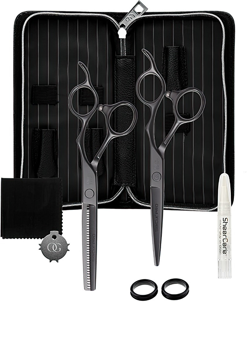 Olivia Garden SilkCut PRO Matt Black 2er Set