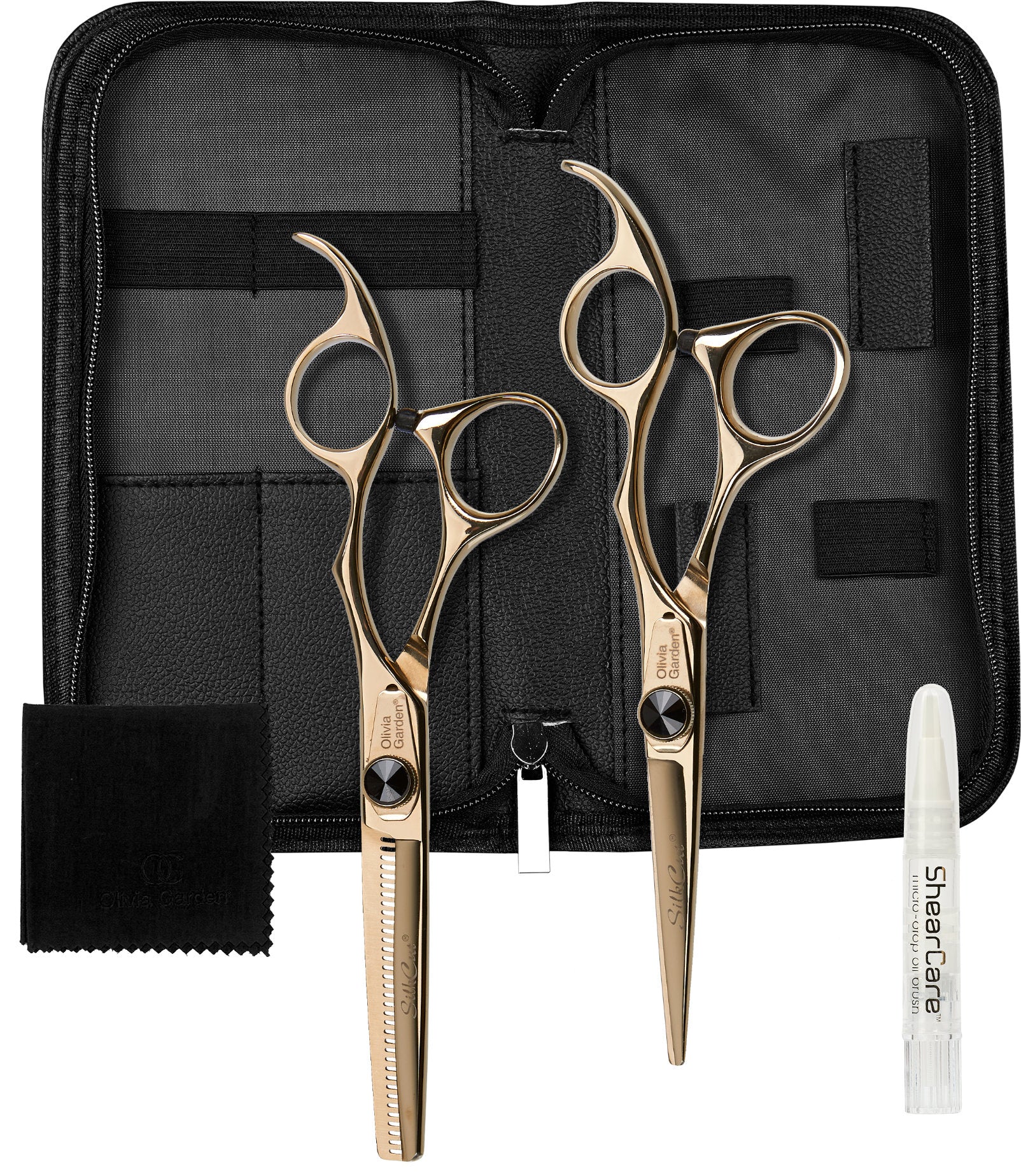 Olivia Garden Silk Cut black gold 2er Set 5 75 + Effi