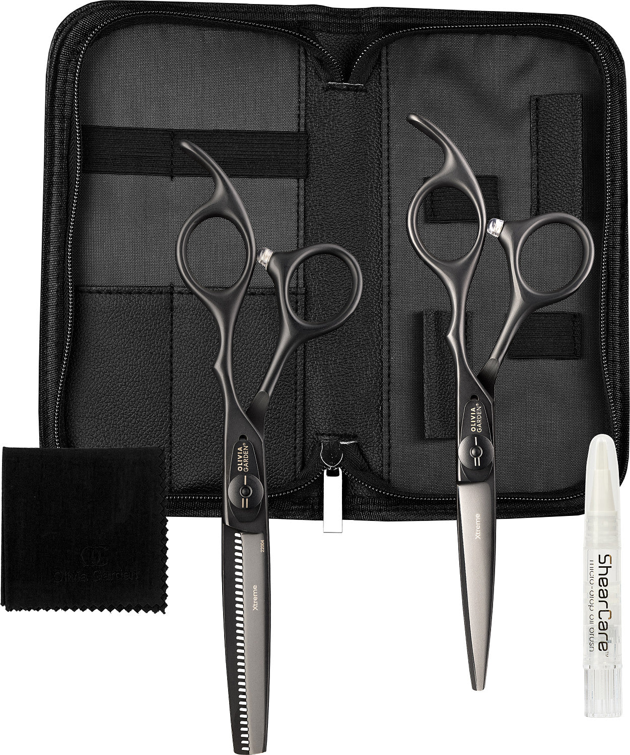 Olivia Garden Xtreme Matt Black 2er Set