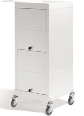 Sibel Discrete Lock Friseurwagen cremeweiß