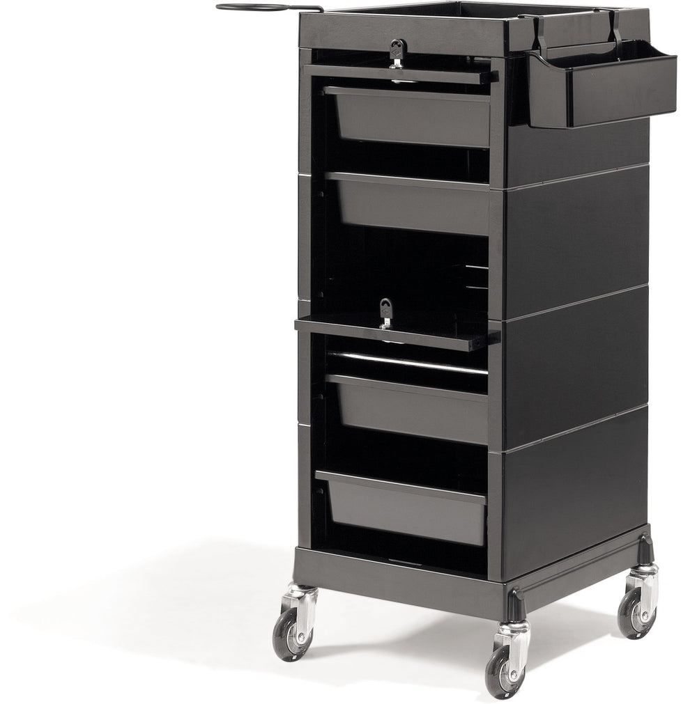 Sibel Discrete Lock Friseurwagen schwarz