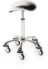 Sibel Rollhocker RollerCoaster Eccentric Silber Metallic