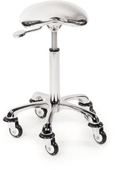 Sibel Rollhocker RollerCoaster Eccentric Silber Metallic