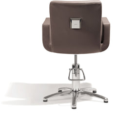 Sibel Attractio Friseurstuhl Braun mit 5 Stern Basis
