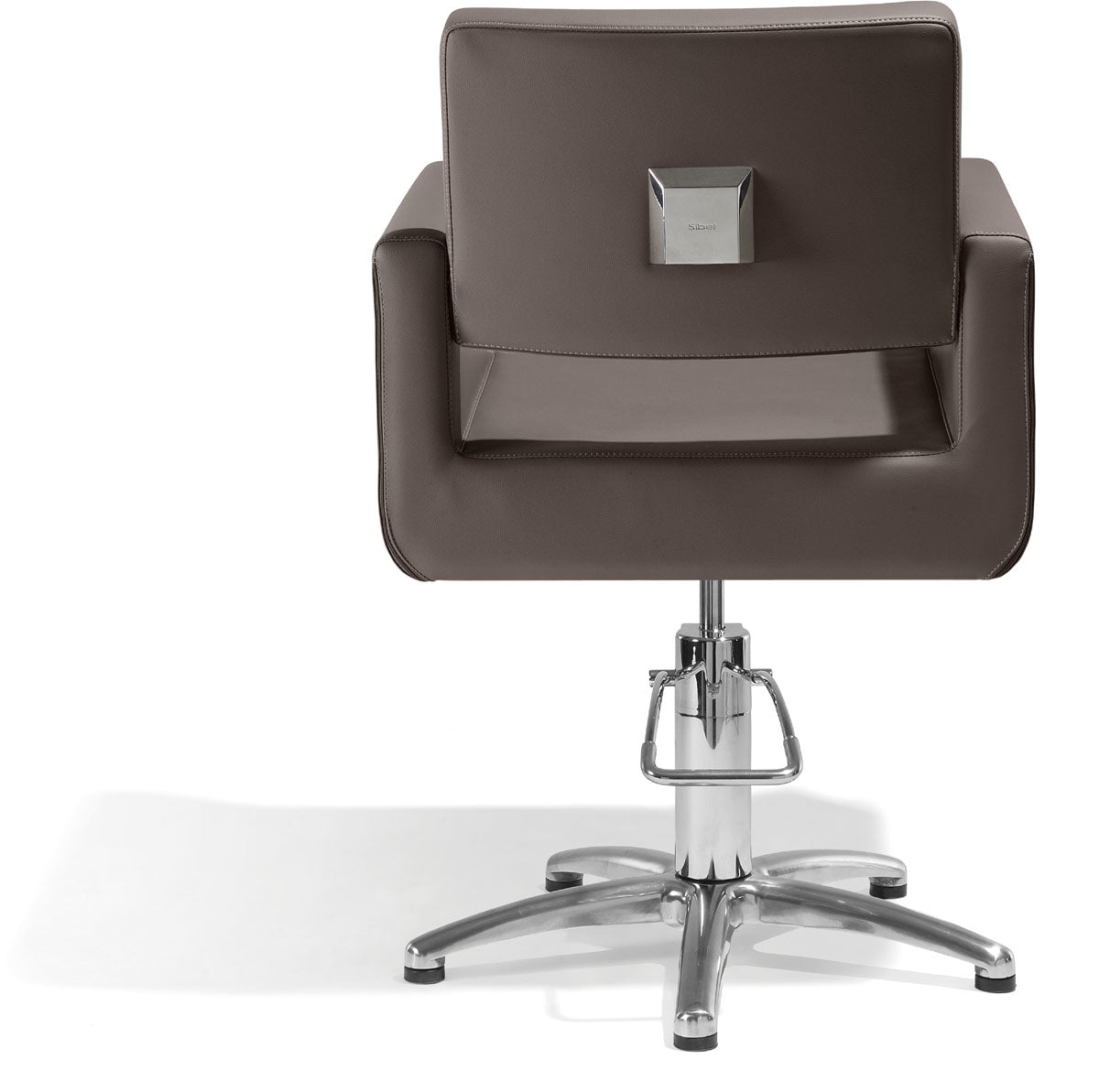 Sibel Felicitas Friseurstuhl Braun mit 5 Stern Basis