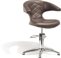Sibel Sensualis Friseurstuhl Braun mit 5 Stern Basis