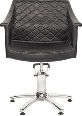 Original Best Buy Concorde Friseurstuhl Schwarz mit 5 Stern Basis
