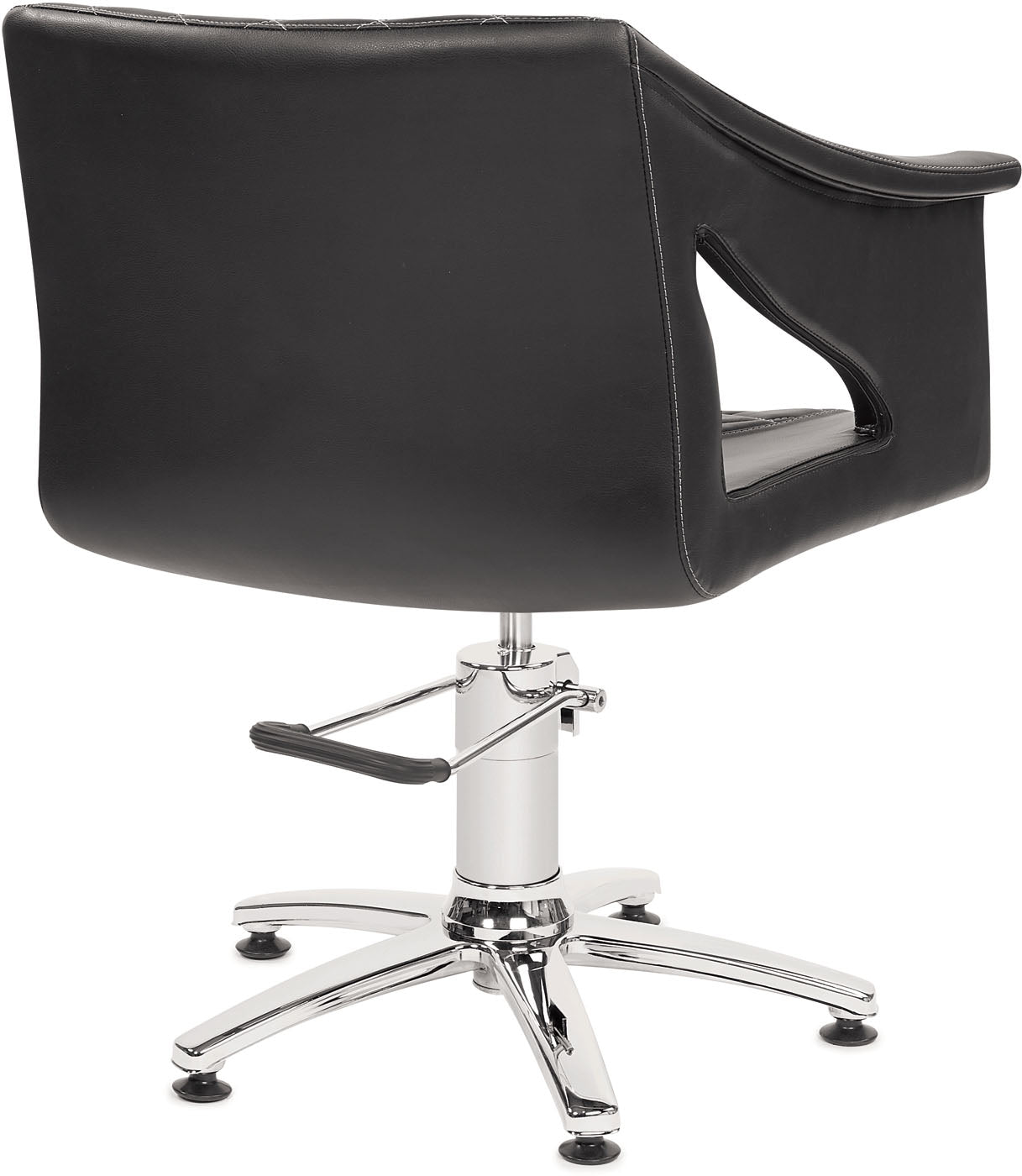 Original Best Buy Concorde Friseurstuhl Schwarz mit 5 Stern Basis