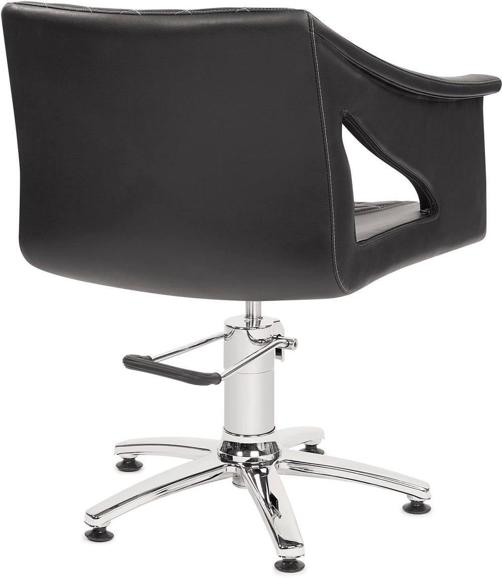 Original Best Buy Concorde Friseurstuhl Schwarz mit 5 Stern Basis
