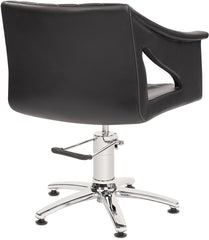Original Best Buy Concorde Friseurstuhl Schwarz mit 5 Stern Basis