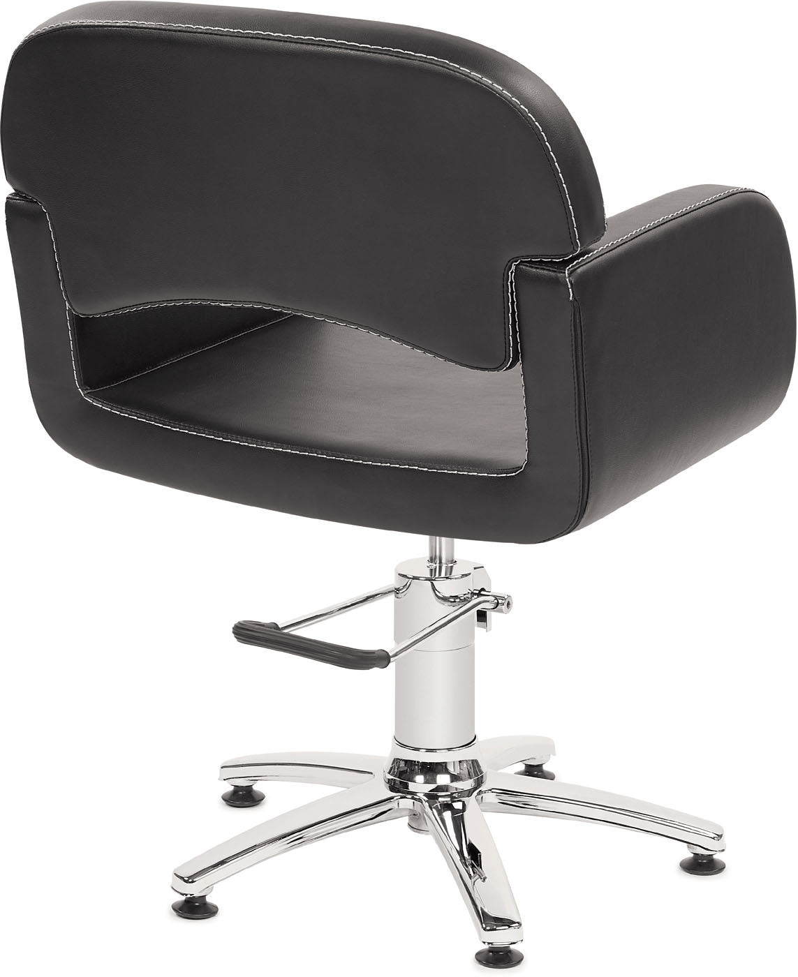 Original Best Buy Opera Friseurstuhl Schwarz mit 5 Stern Basis