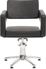 Original Best Buy Odeon Friseurstuhl Schwarz mit 5 Stern Basis