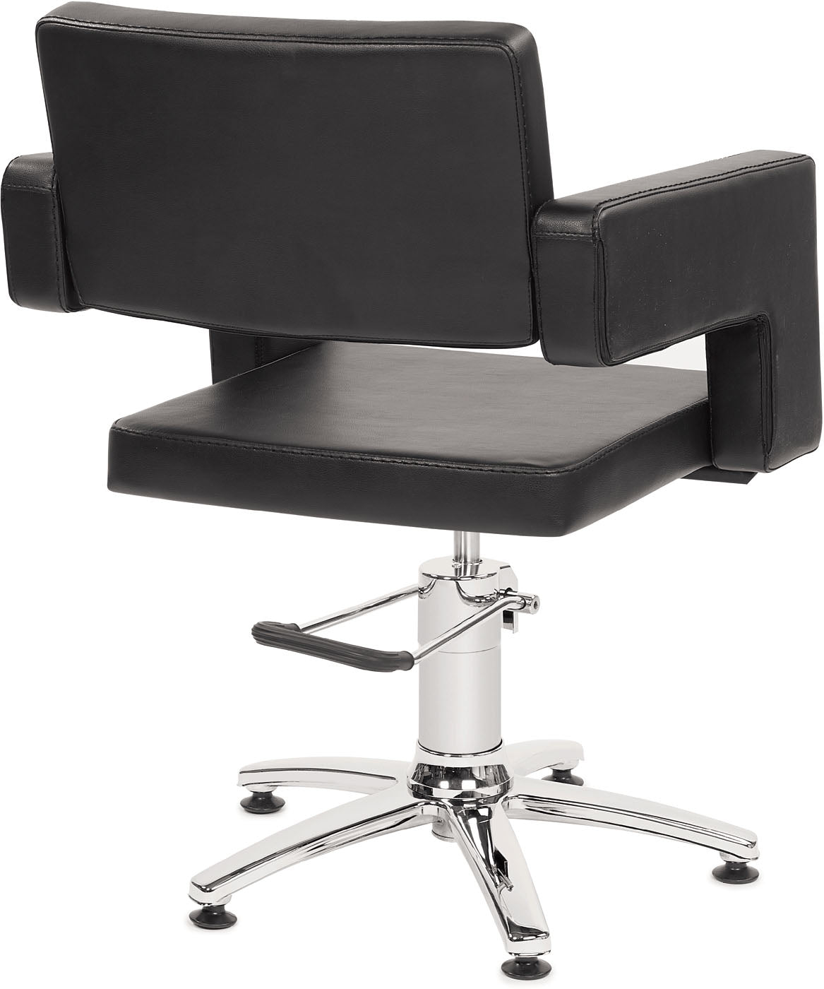 Original Best Buy Odeon Friseurstuhl Schwarz mit 5 Stern Basis