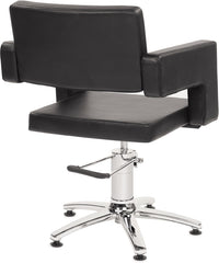 Original Best Buy Odeon Friseurstuhl Schwarz mit 5 Stern Basis
