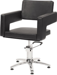 Original Best Buy Odeon Friseurstuhl Schwarz mit 5 Stern Basis