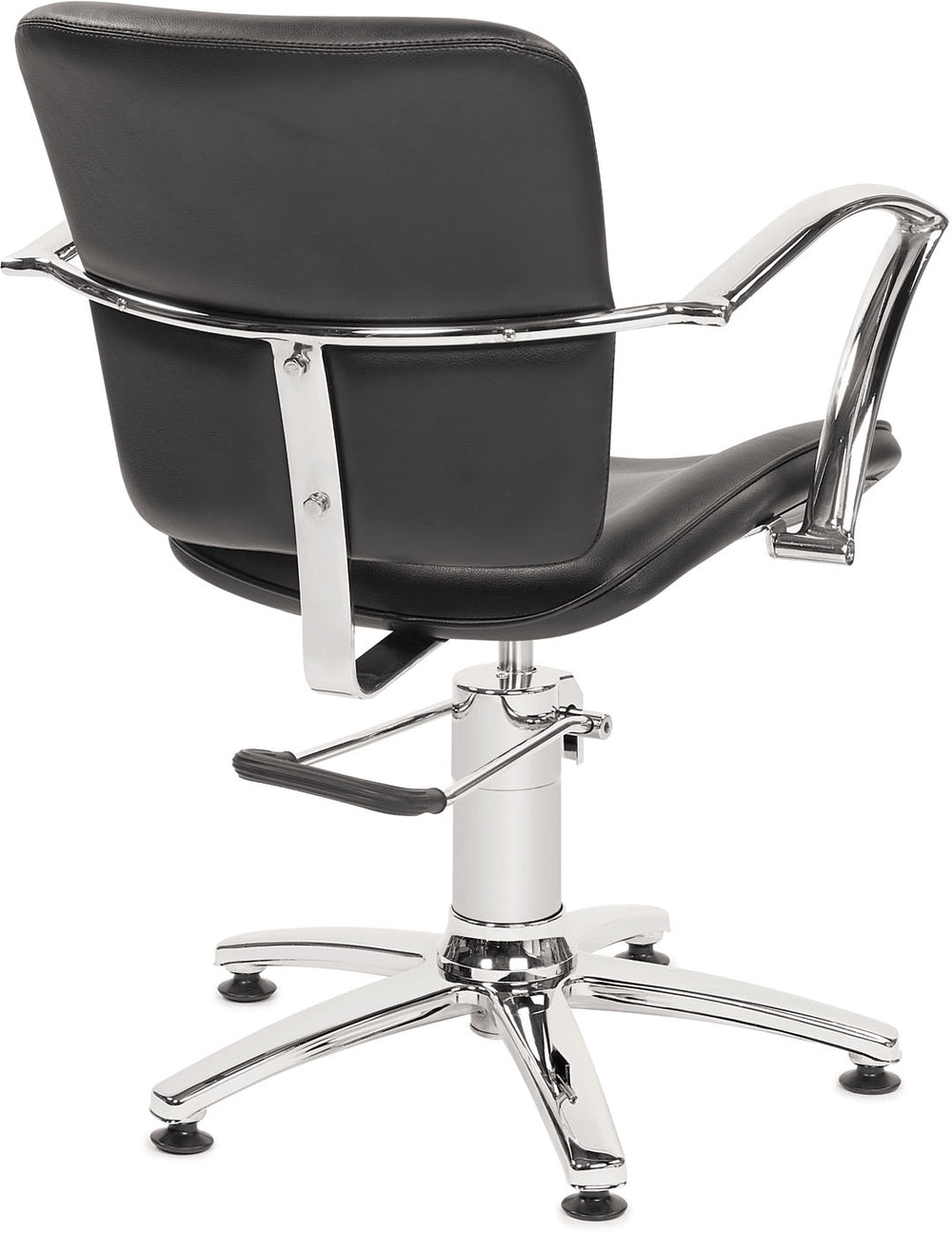 Original Best Buy George V Friseurstuhl Schwarz mit 5 Stern Basis