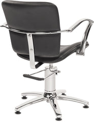 Original Best Buy George V Friseurstuhl Schwarz mit 5 Stern Basis