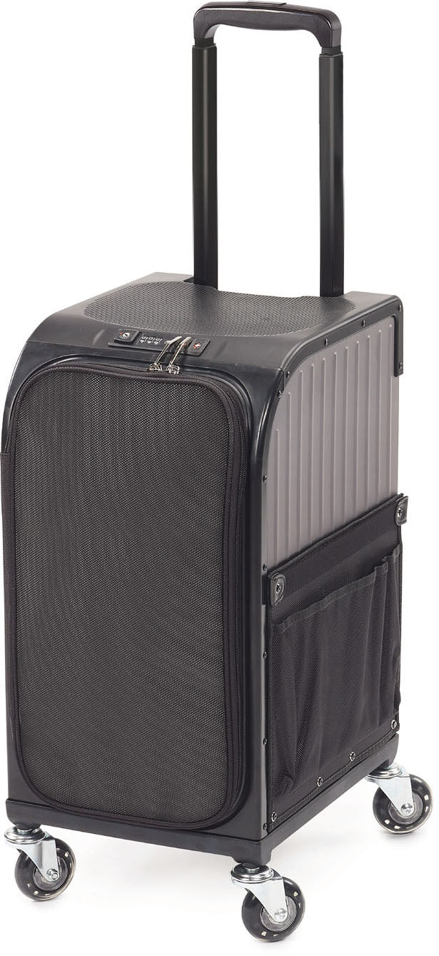 Sibel RollerCoaster Stoolcase Rollhocker Koffer Titanium