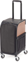 Sibel Rollercoaster Stoolcase Rollhocker Koffer Rosa Gold