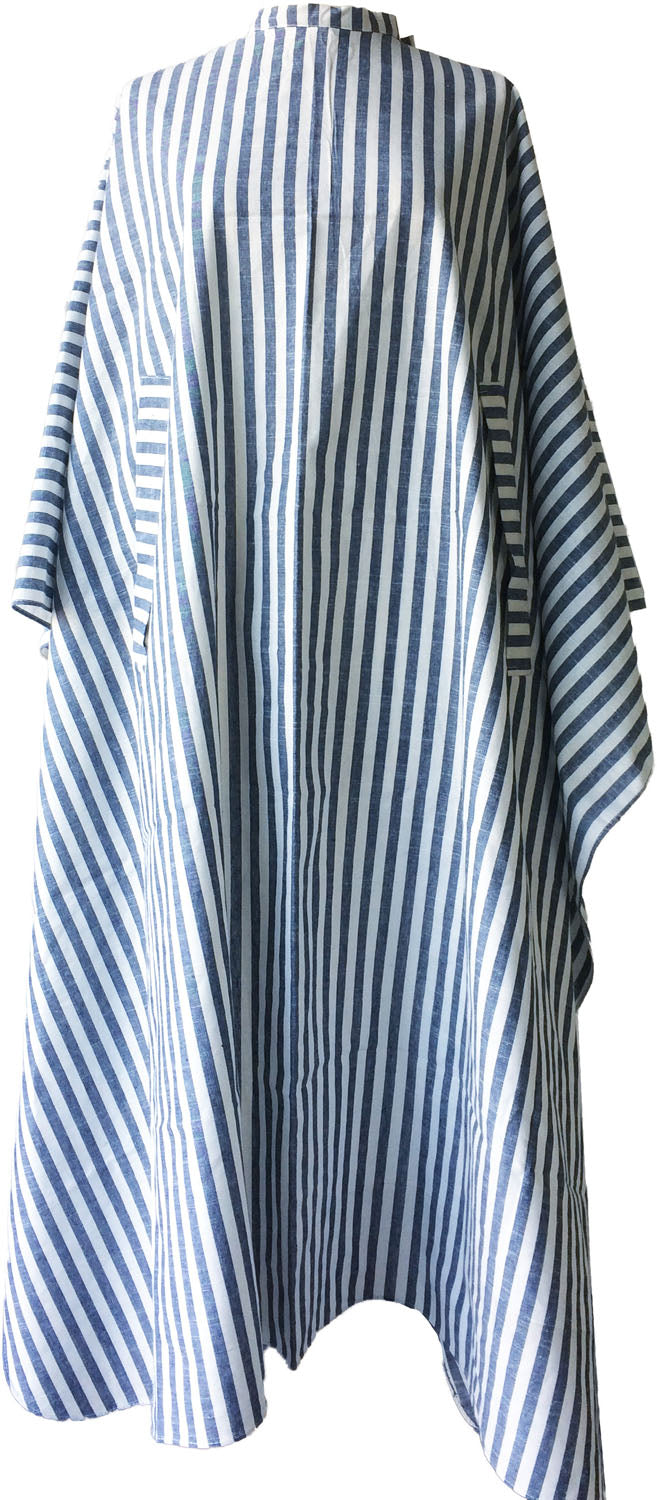 Barburys Vintage gestreifter Barber XL Umhang 135X184CM