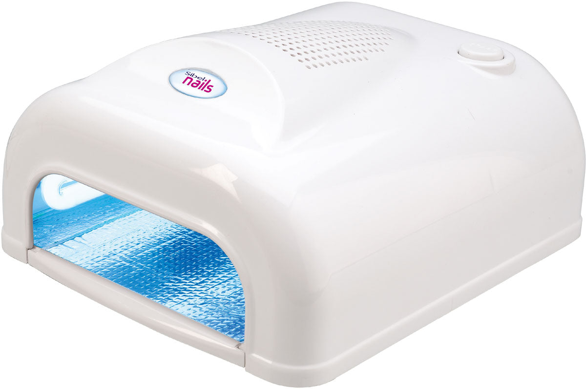Sibel UV Lichthärtungsgerät für Gelmodellage Mit Ventilator 4X9 Watt