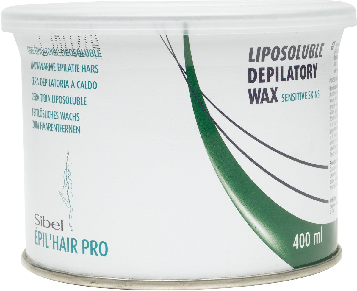 Sibel Èpilhair pro Lauwarmes Fettlöslisches Epilierwachs Maxi PRO Grün 400 ml
