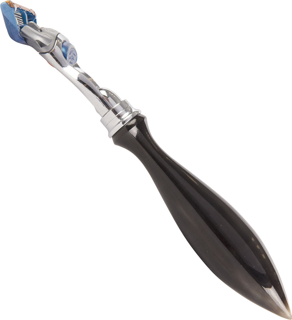 Barburys Distinctive Rasierhobel Horn Schwarz