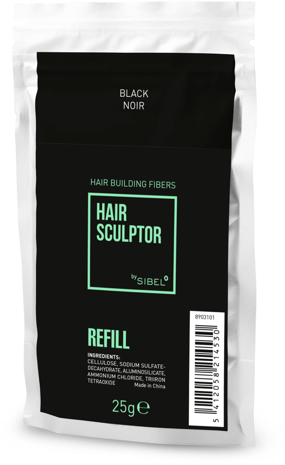 Hair Sculptor Haarverdichtungsfasern Nachfüllpackung Schwarz 25 g