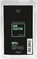 Hair Sculptor Haarverdichtungsfasern Nachfüllpackung Schwarz 25 g