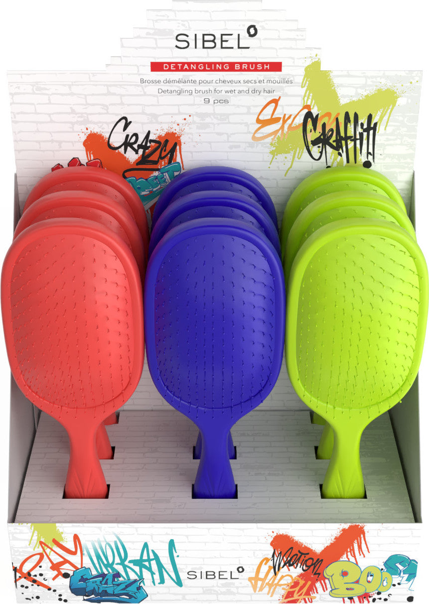 Sibel Wet Brush Graffiti FW25 9 er Display