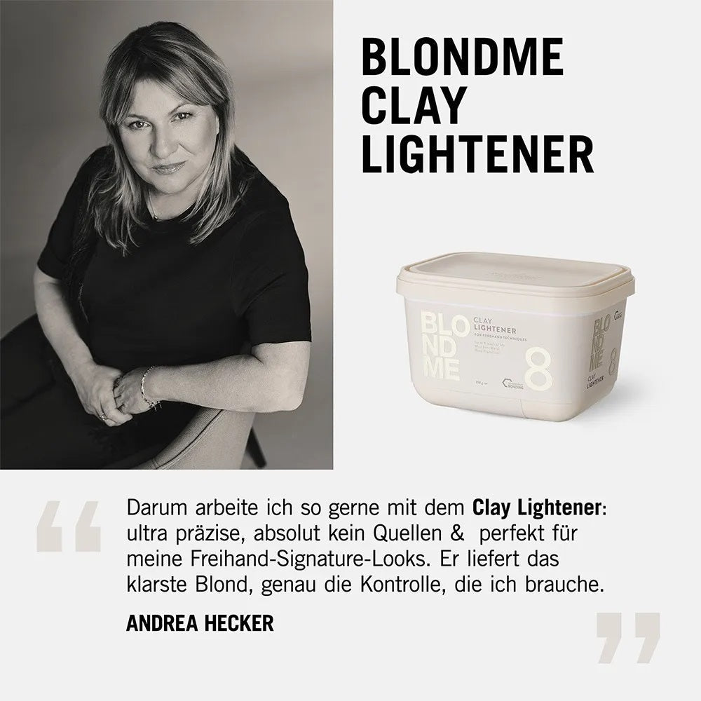 Schwarzkopf Blondme CLAY Lightener 8 Aufheller 350g