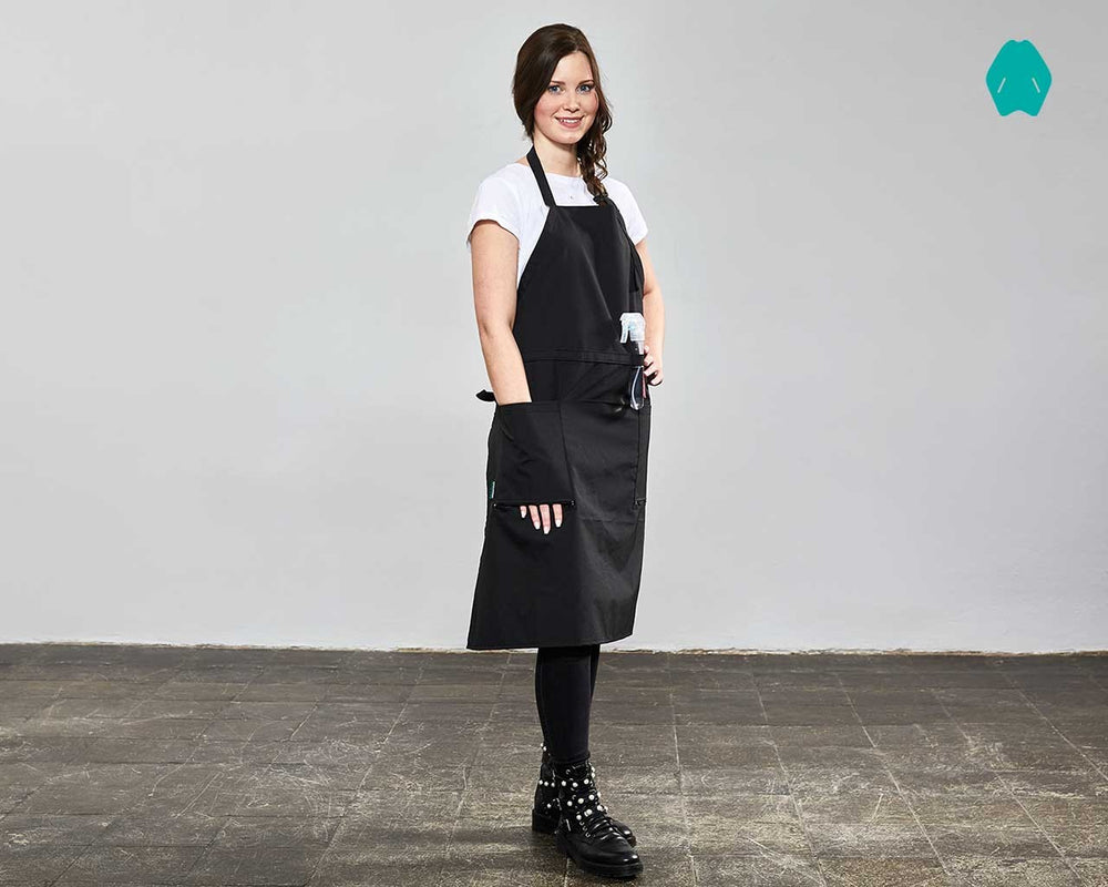 Trend Design Nano Färbeschürze Uni Schwarz
