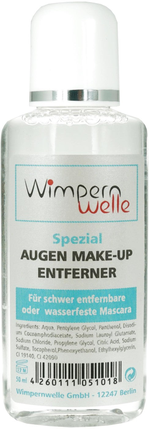Wimpernwelle Augen Make up Entferner