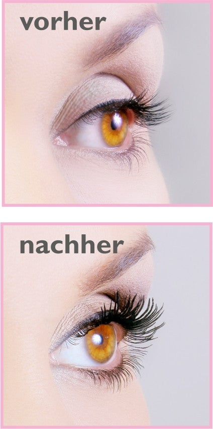 Wimpernwelle Wimpern in der Flasche