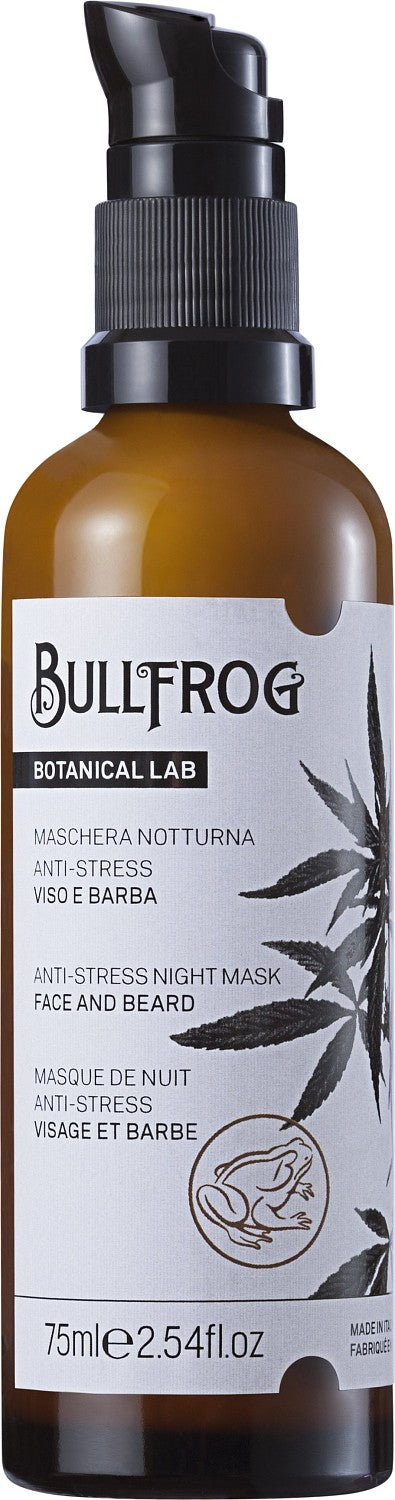 Bullfrog Botanical Anti Stress Night Mask Face & Beard 75 ml
