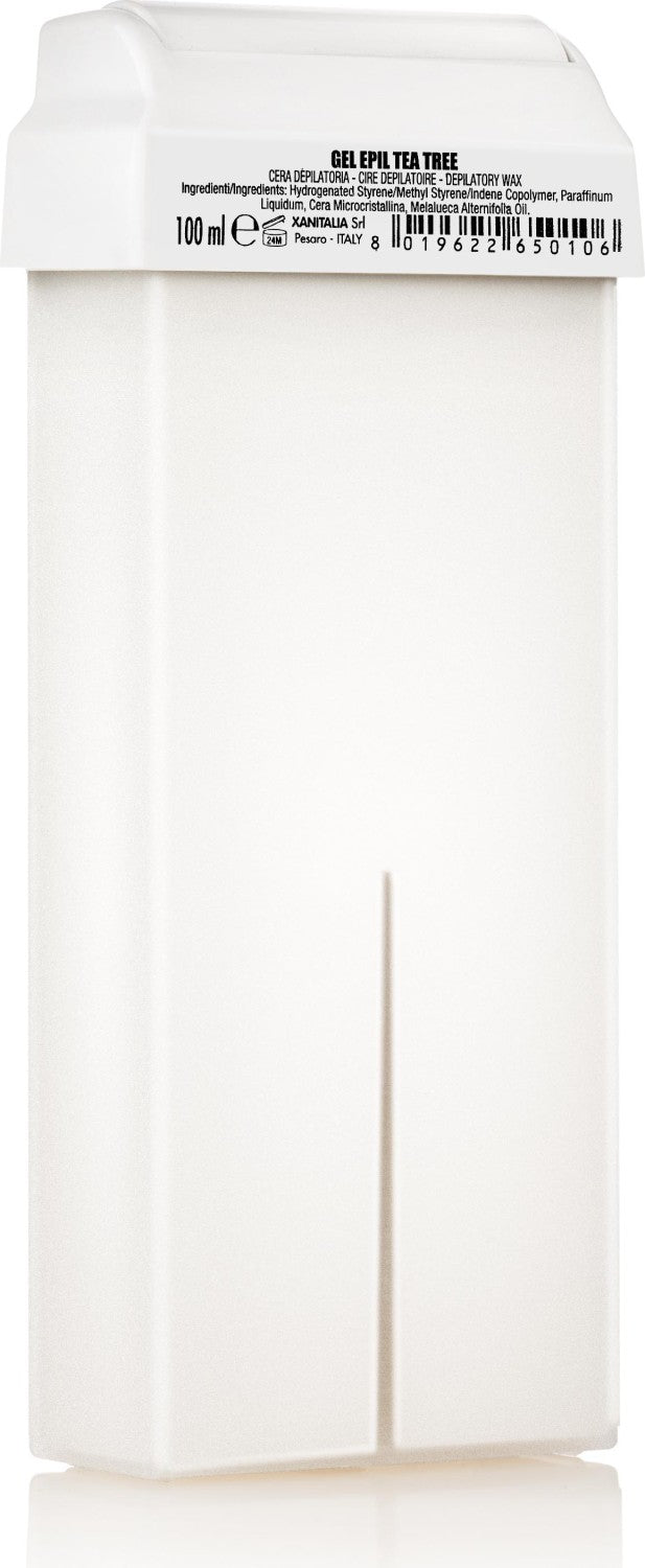 XanitaliaPro Fettlöslicher Enthaarungswachs Refill Roll On 100 ml Teebaum