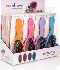XanitaliaPro Rainbow Entwirrbürste Display mit 12 verschiedenen bürsten in 4 Farben