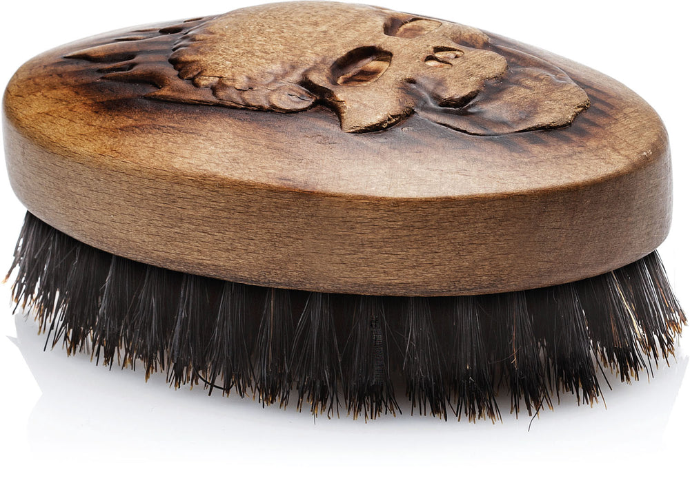 XanitaliaPro Barber Pro Skull Oval Palm Brush